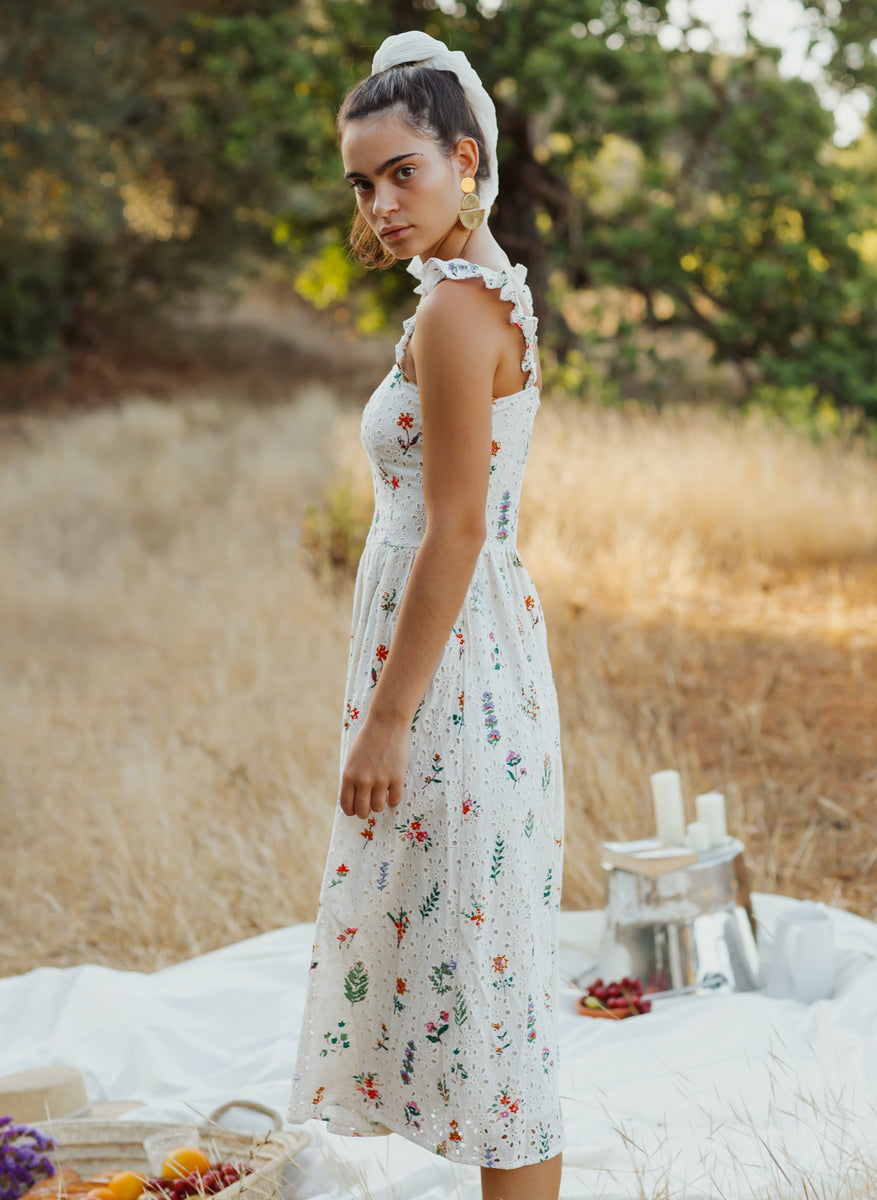 summer picnic dress Daytime Treat Print Mini Maxi dress Fortunate One | Picnic Season